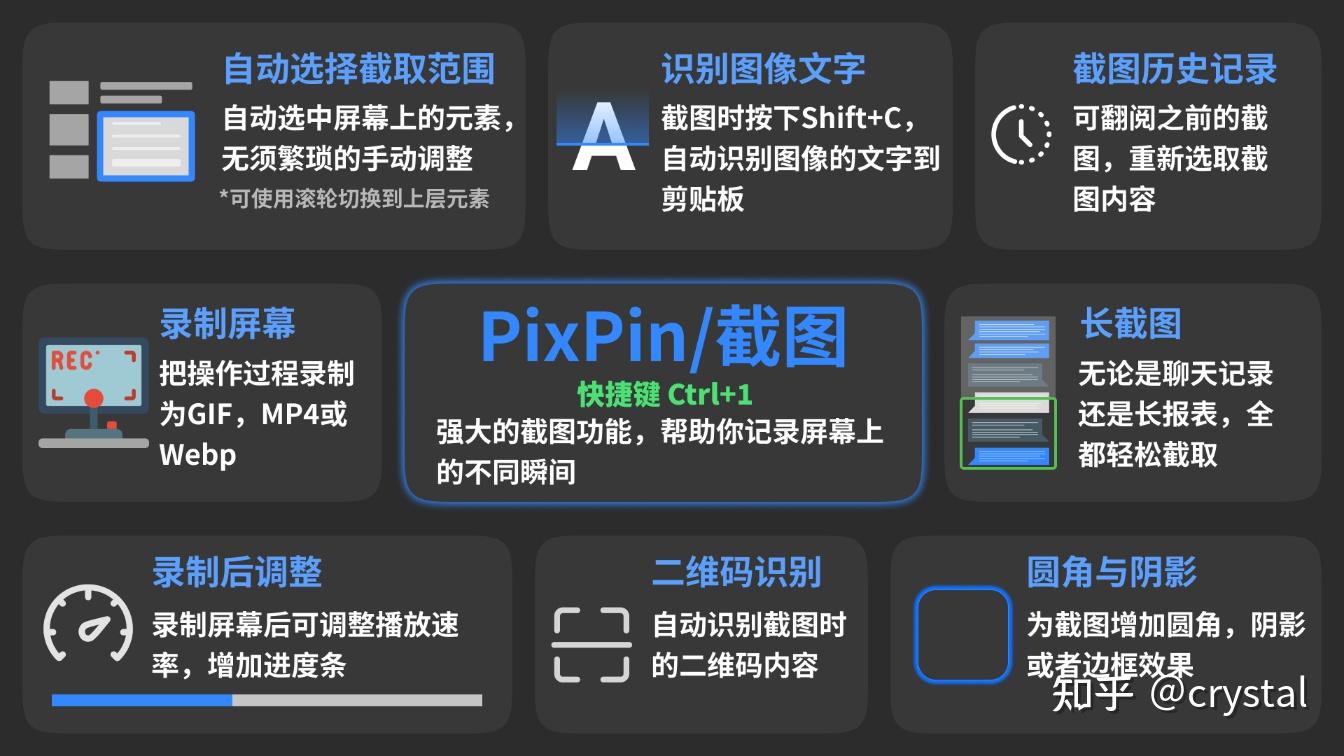 PixPin截图软件界面预览 - PixPin下载后即刻体验智能截图、长截图、OCR文字识别等功能